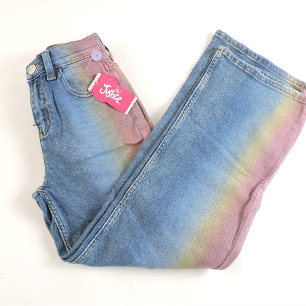 ISO Justice Rainbow Baggy Jeans